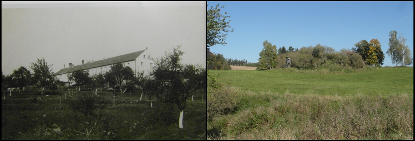  Ostroh, pohled na dvůr zezadu 1932 / 2015